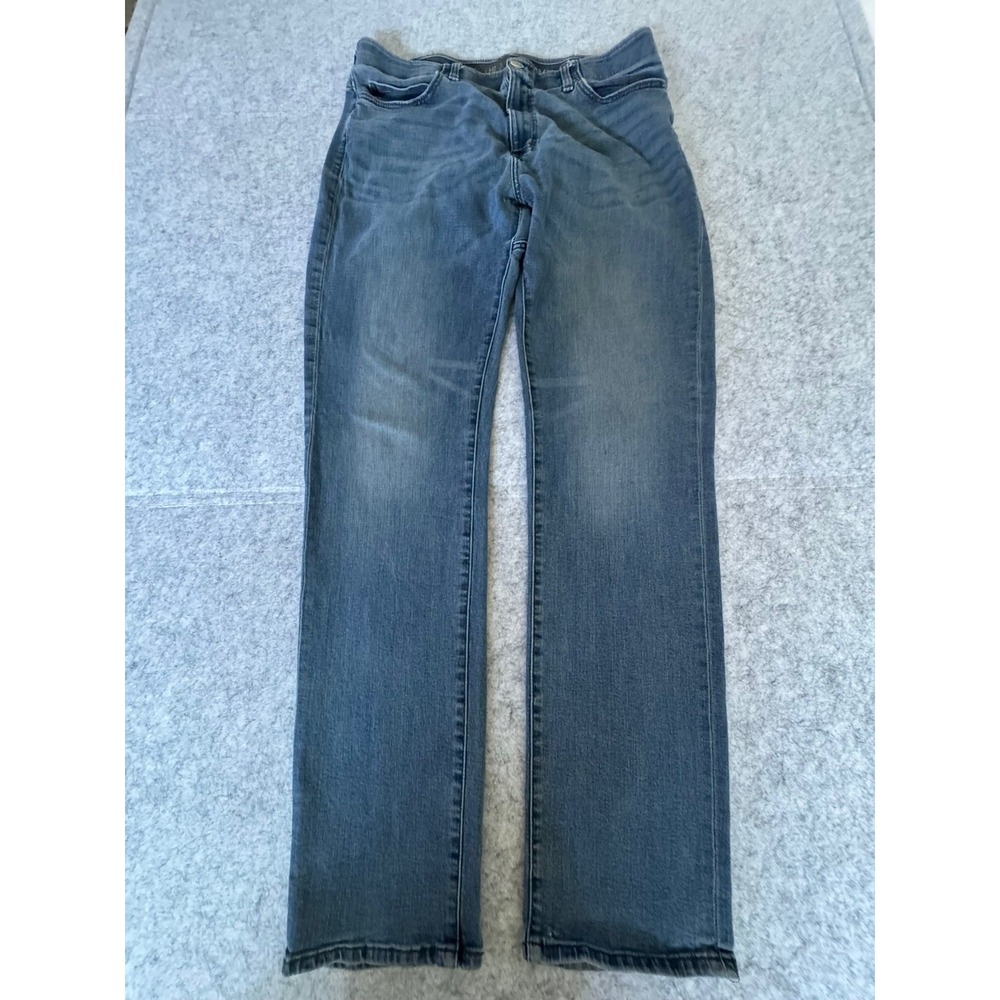 Lee Extreme Motion MVP Jeans Mens 34x34 Blue Relaxed Straight Stretch Denim